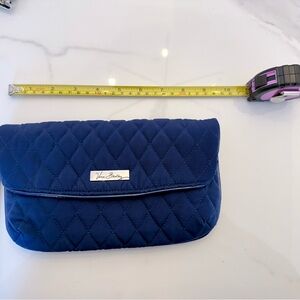 Vera Bradley Navy Quilted Clutch